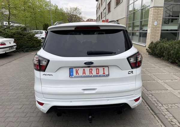 Ford Kuga cena 65900 przebieg: 187000, rok produkcji 2018 z Szczecin małe 781